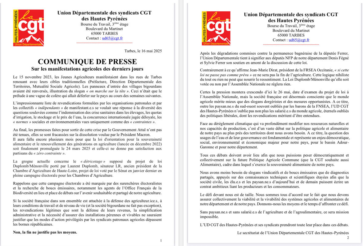 image communiqué